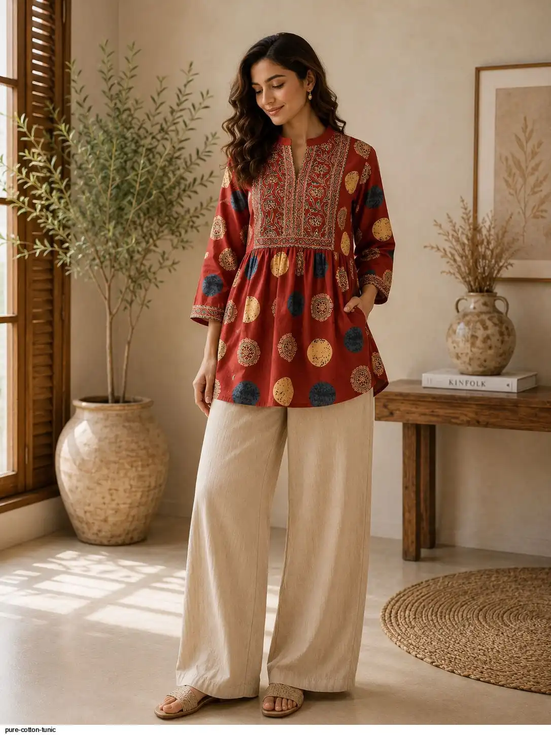 PURE COTTON TUNIC D