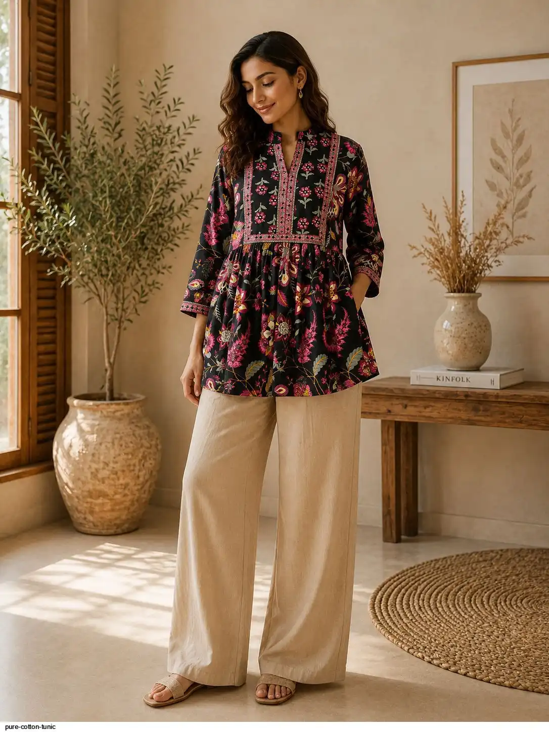 PURE COTTON TUNIC C