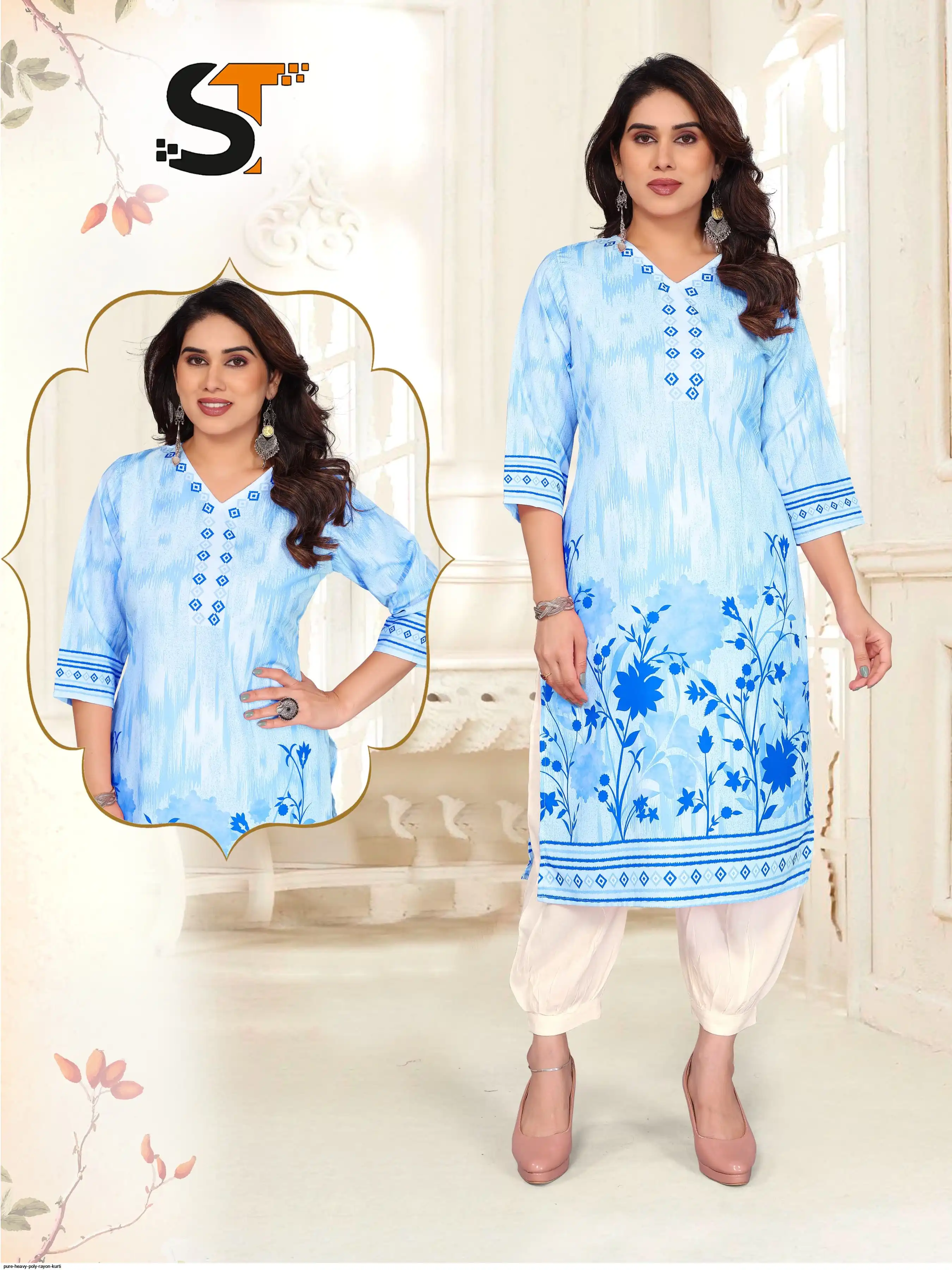 PURE HEAVY POLY RAYON KURTI 4