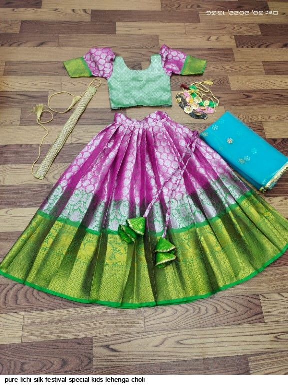 Pink Lehenga Sets: Buy Trendy Designs Online for Kids | Utsav Fashion