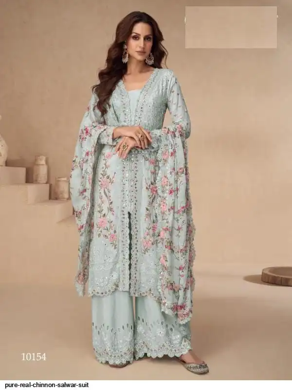 PURE REAL CHINNON SALWAR SUIT 1