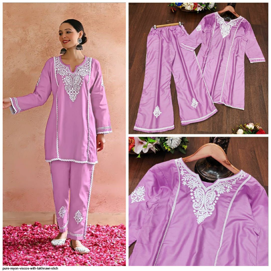 Viscos PURE REYON VISCOS WITH LAKHNAWI STICH