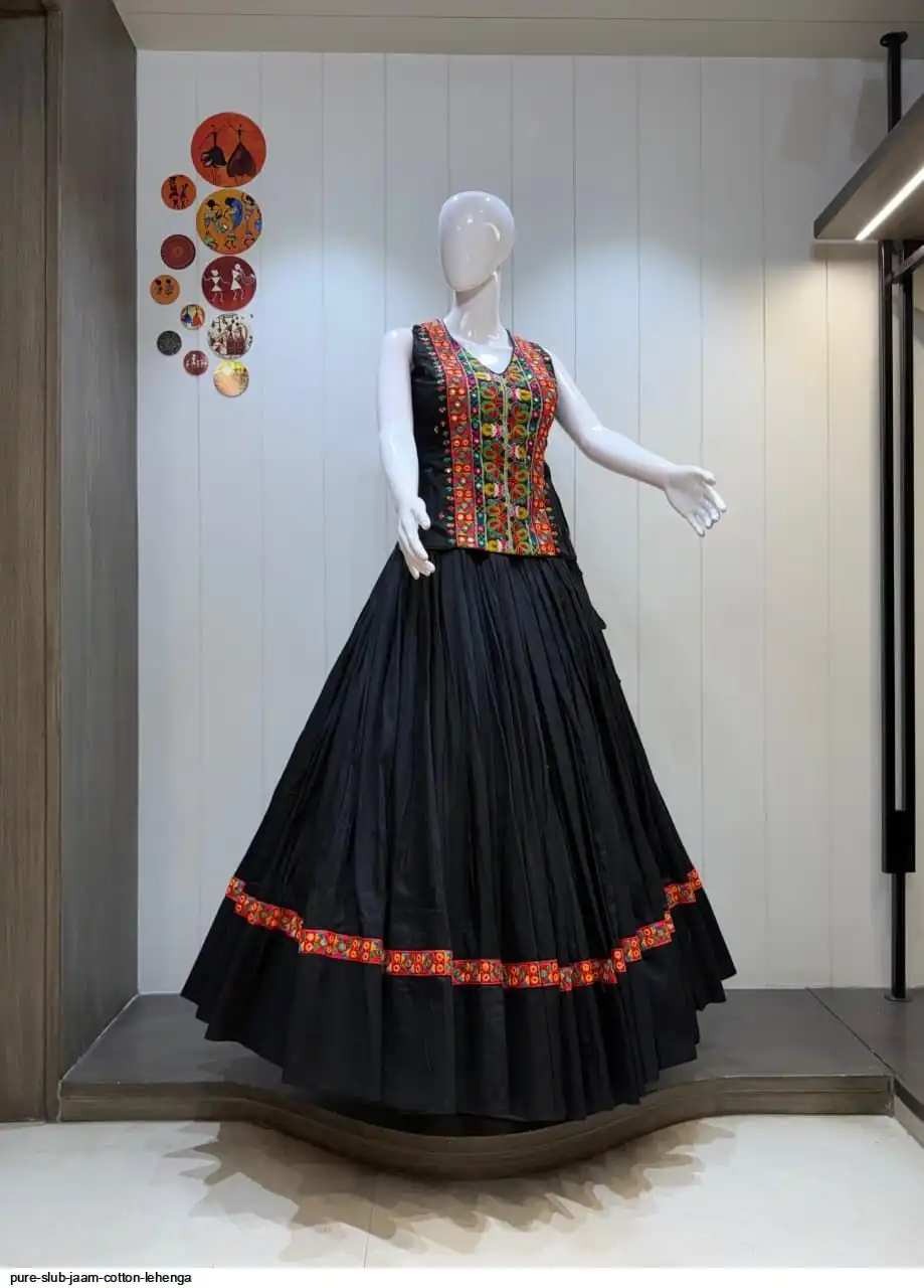 PURE SLUB JAAM COTTON LEHENGA 4