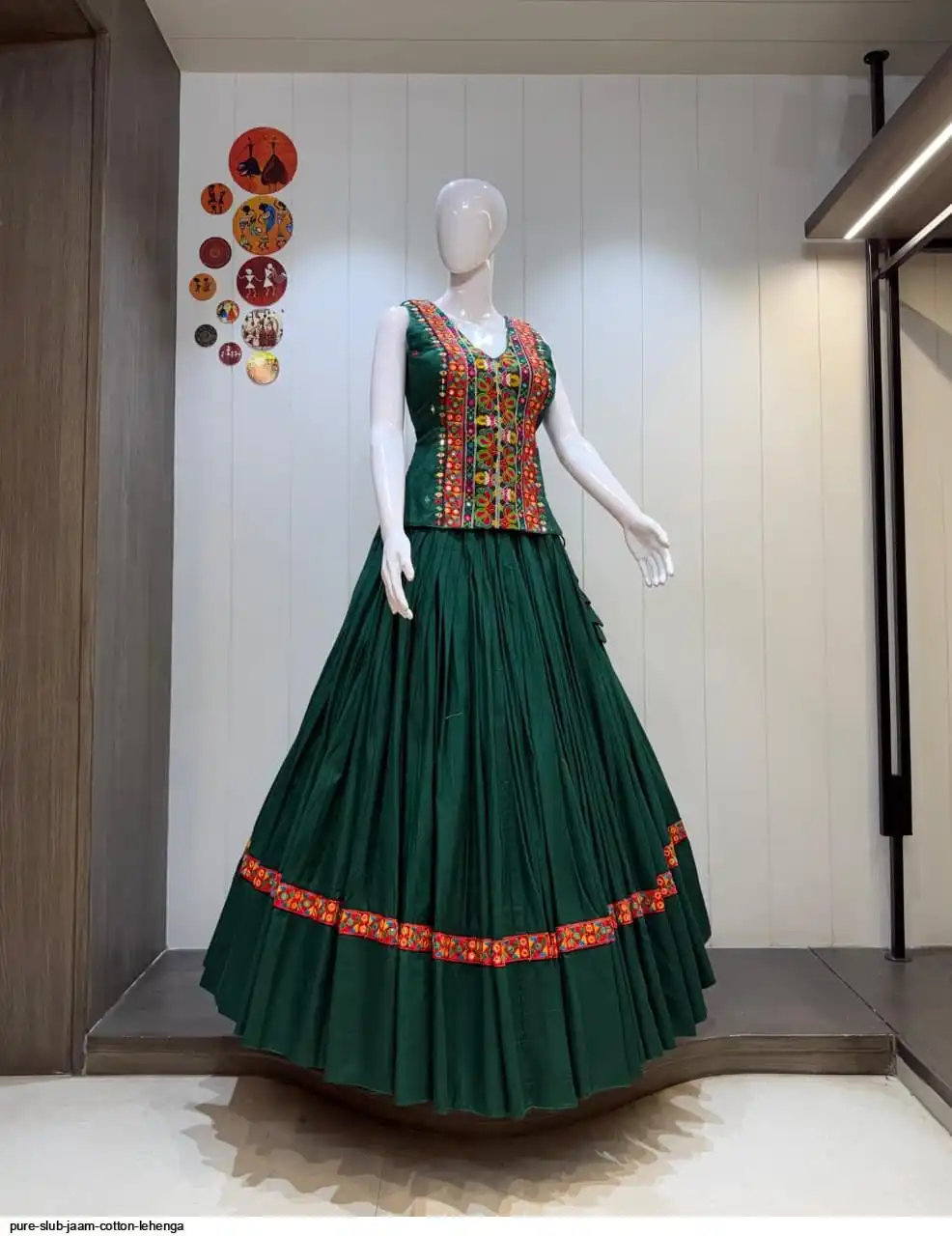 PURE SLUB JAAM COTTON LEHENGA 6