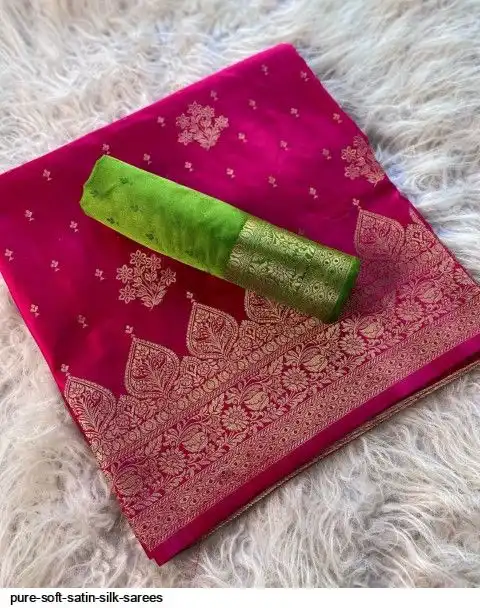 PURE SOFT SATIN SILK SAREES