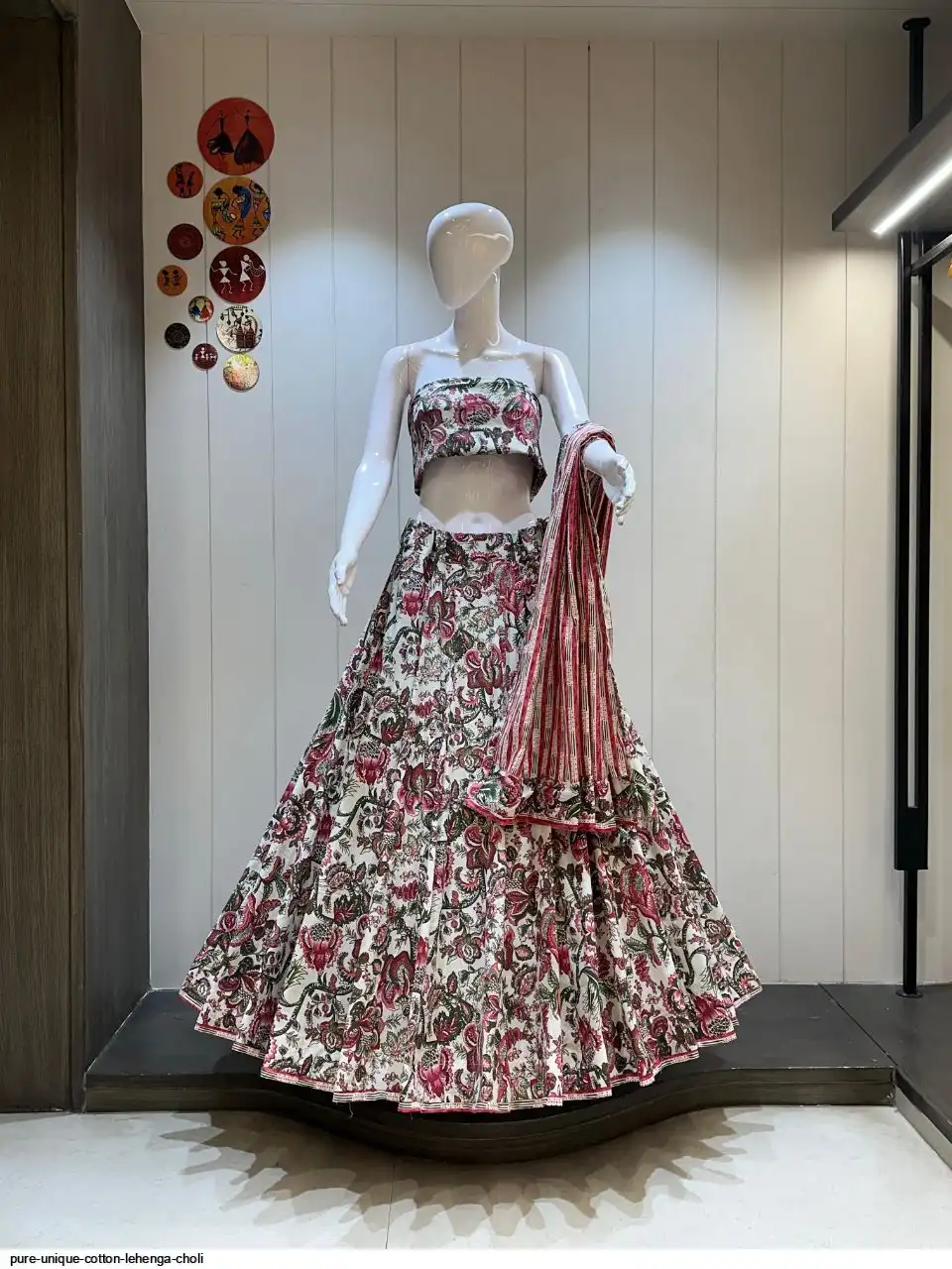 Pure unique cotton lehenga choli
