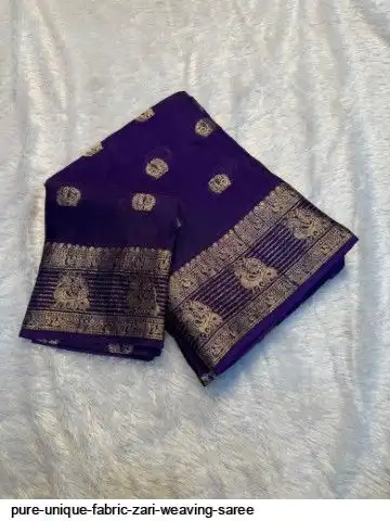 Pure UNIQUE Fabric zari weaving SAREE