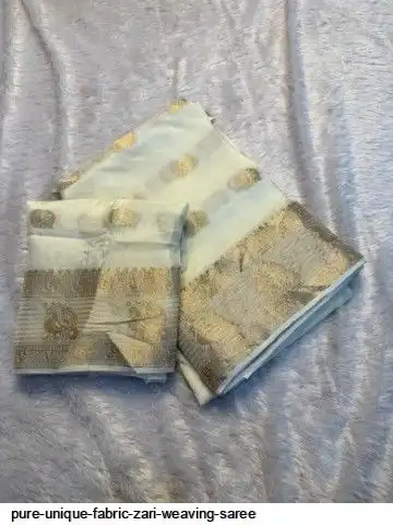 Pure UNIQUE Fabric zari weaving SAREE