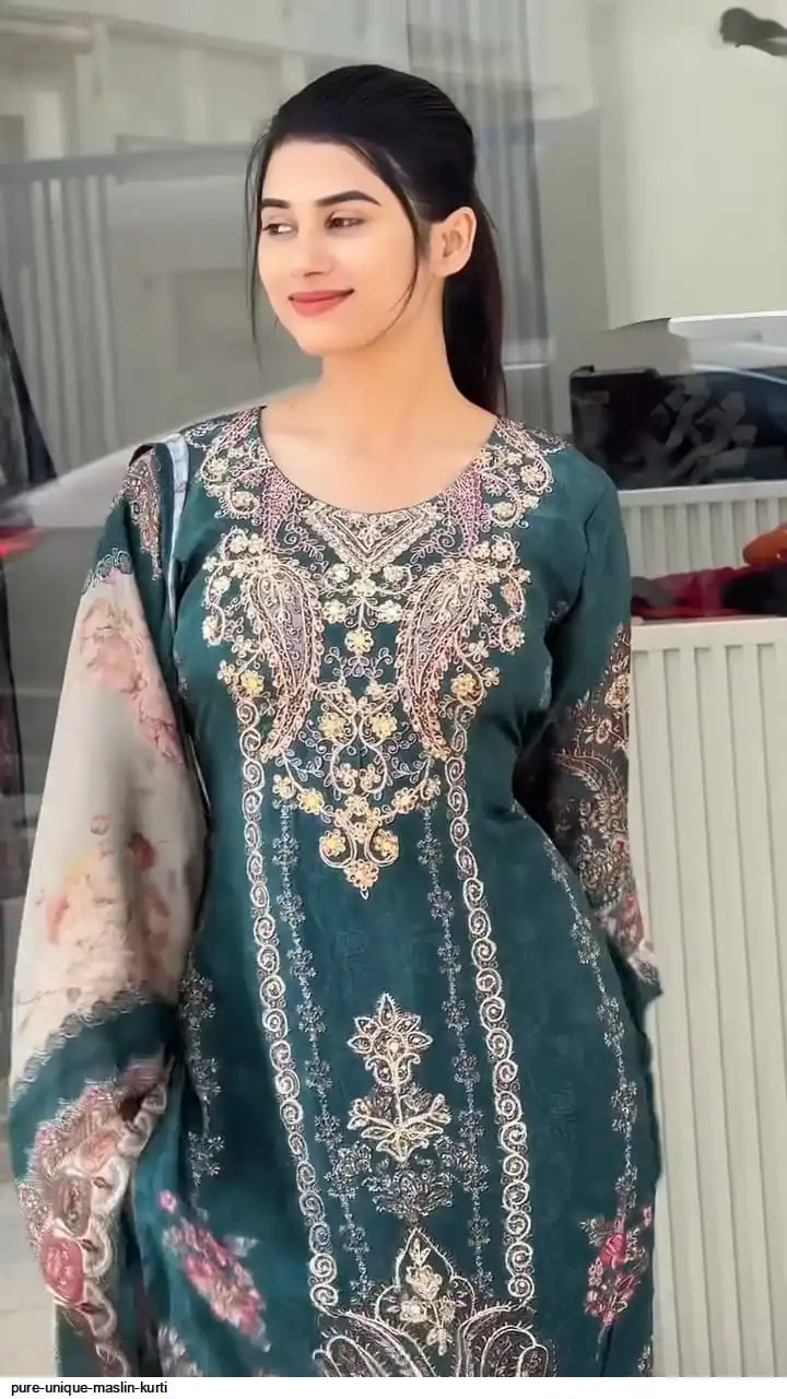 PURE UNIQUE masliN KURTI