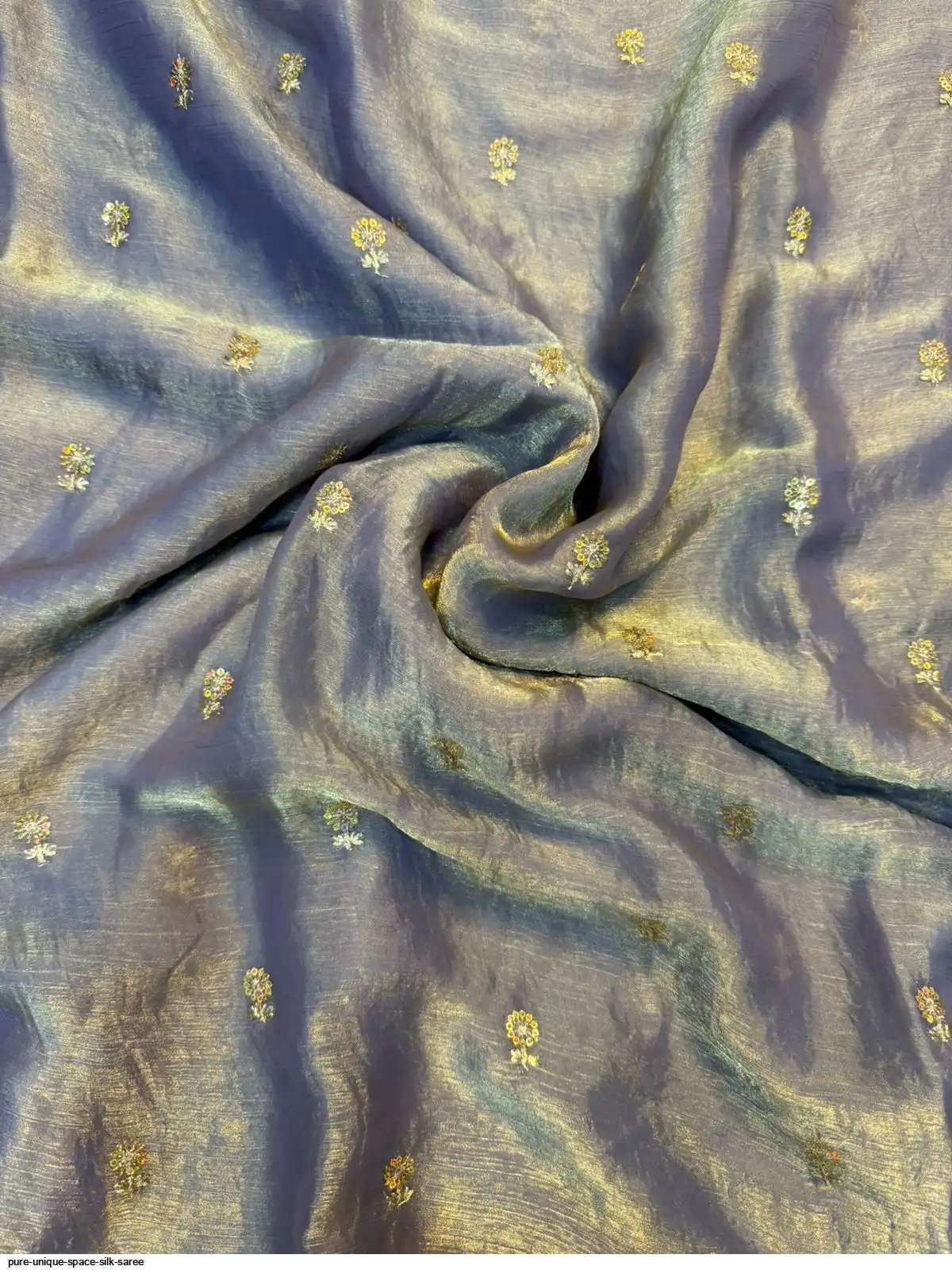 pure unique Space Silk saree