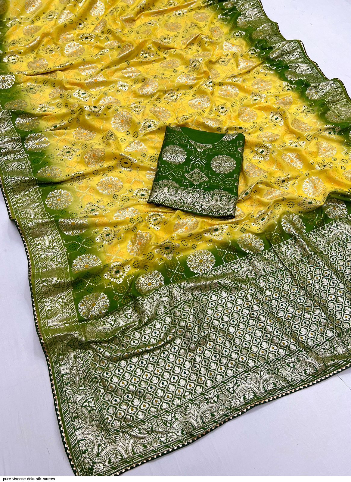 Pure Viscose Dola Silk Sarees