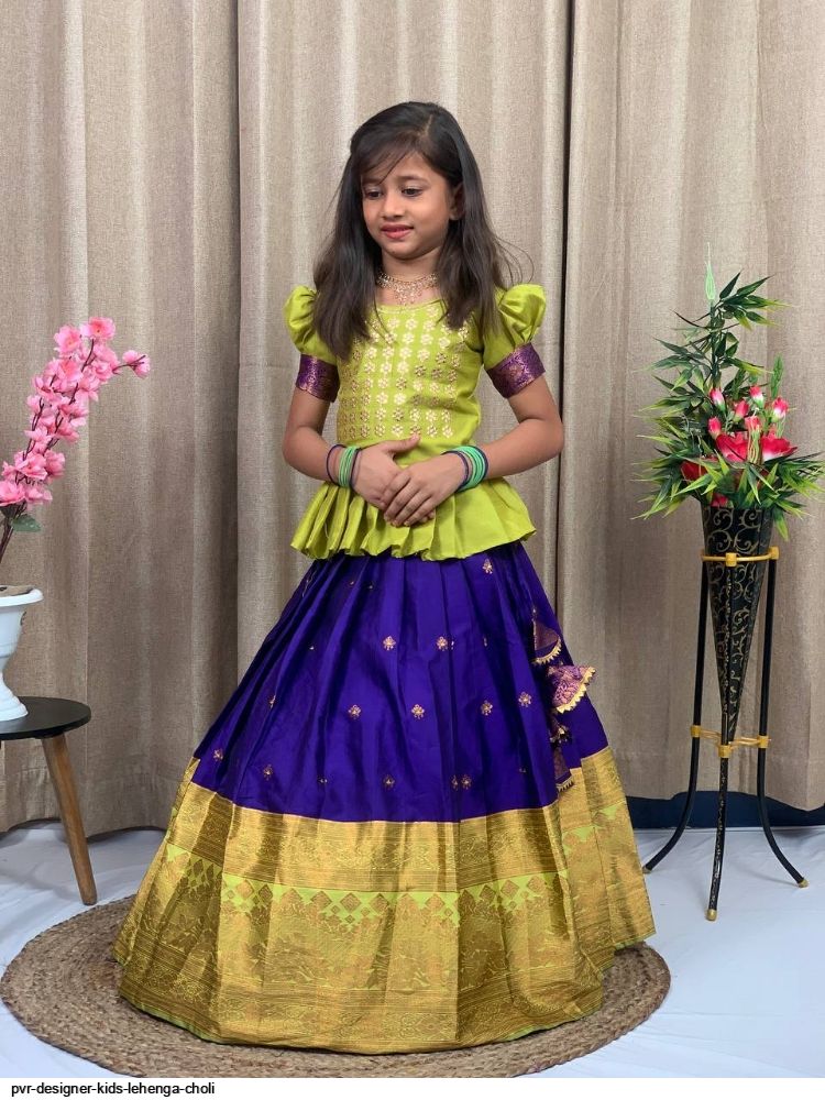 Kids Lehenga Choli - Kids Designer Lehenga Choli 100% Export Oriented Unit  from Surat