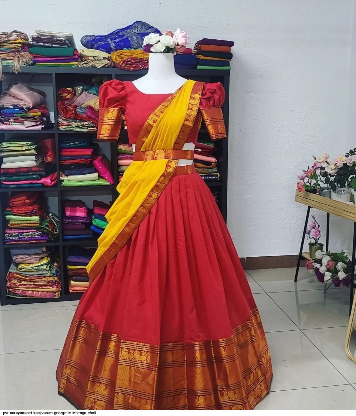 Banarasi Silk - Weaving - Lehenga: Shop online Lehenga