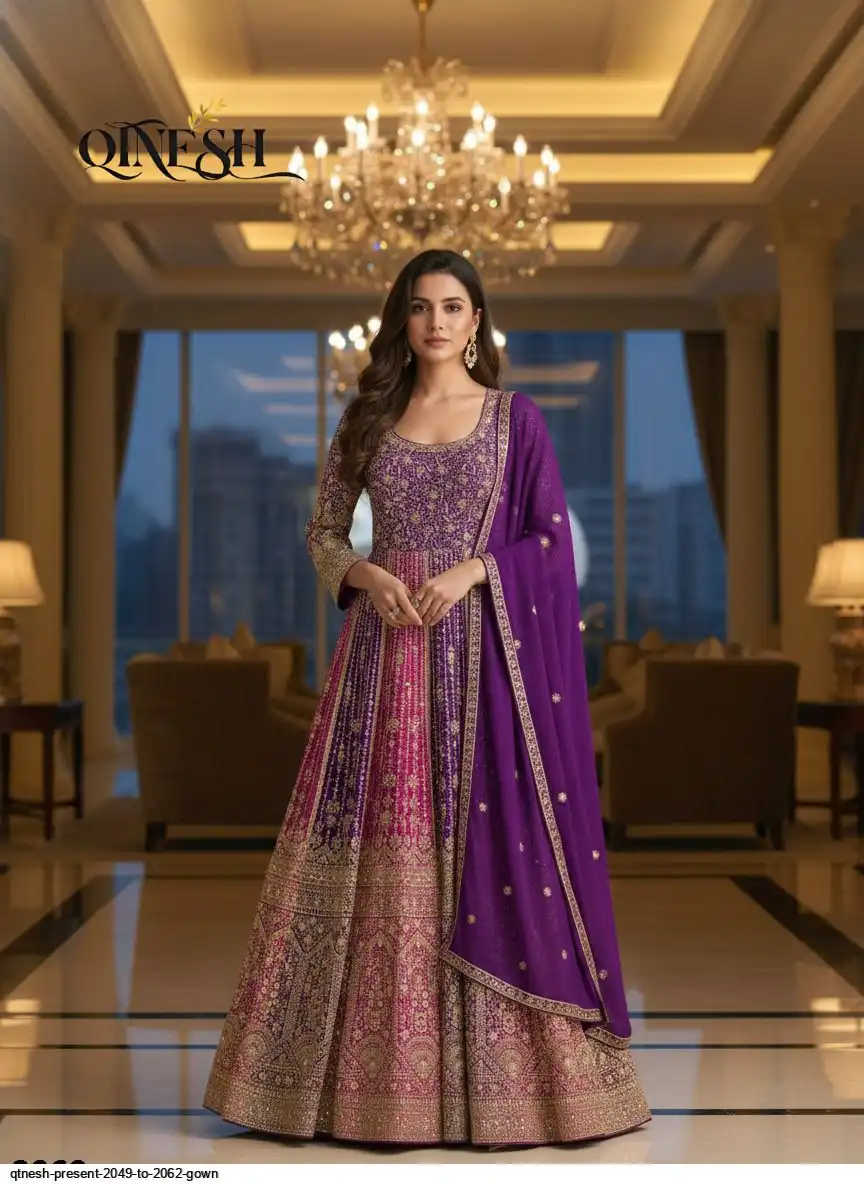 QTNESH PRESENT 2049 TO 2062 GOWN 2059