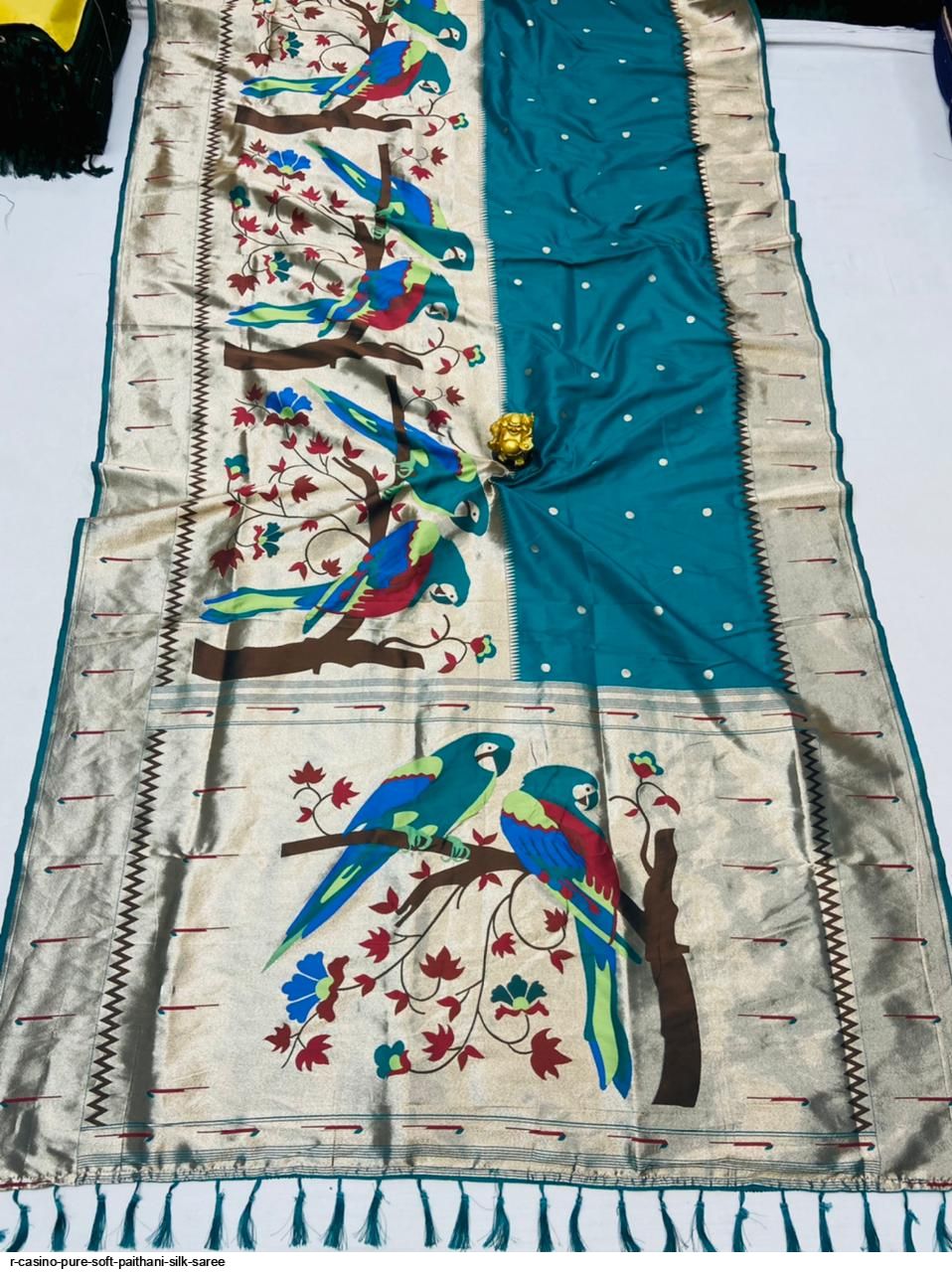 R CASINO PURE SOFT PAITHANI SILK SAREE I