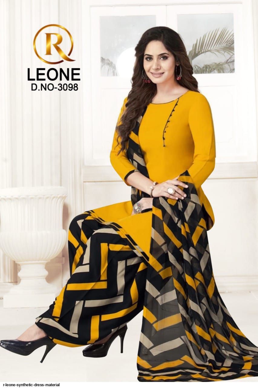 R Leone Synthetic Panjabi Dress Material Collection :textileexport