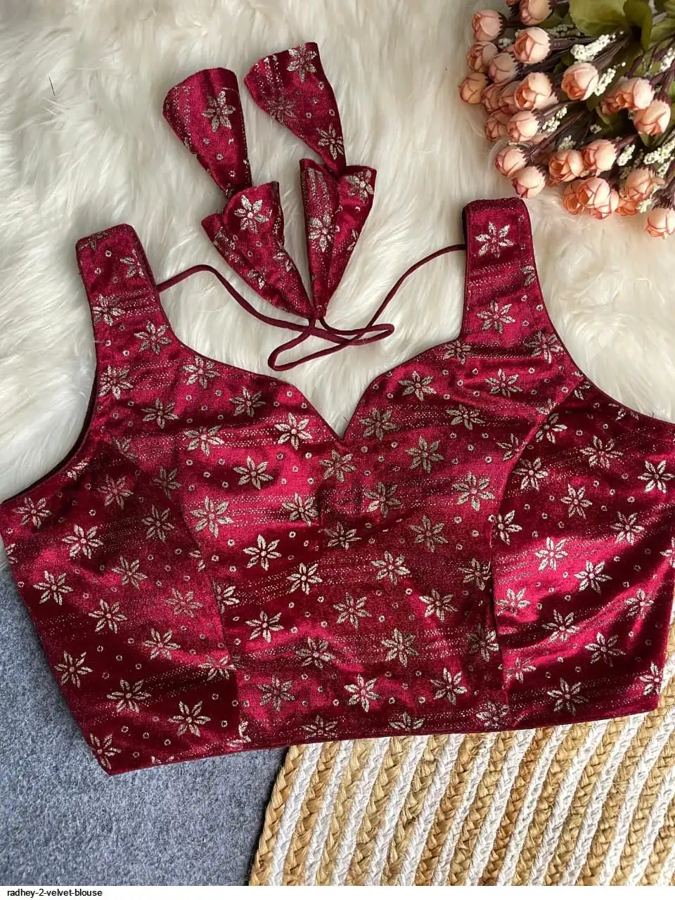 RADHEY 2 VELVET BLOUSE 5