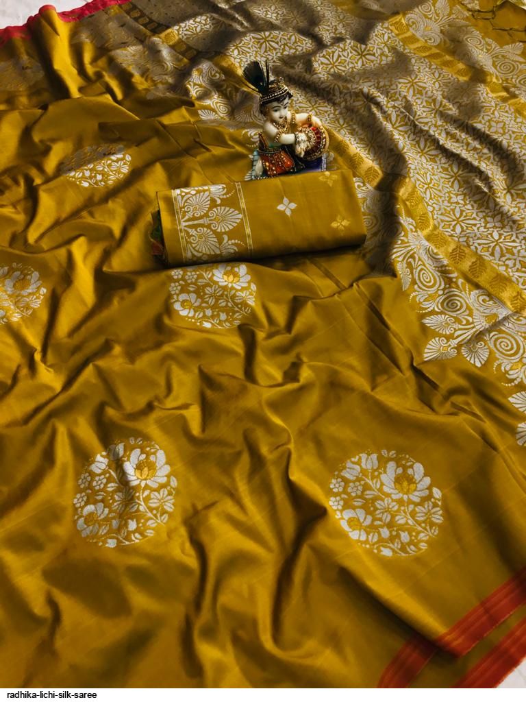 RADHIKA LICHI SILK SAREE E