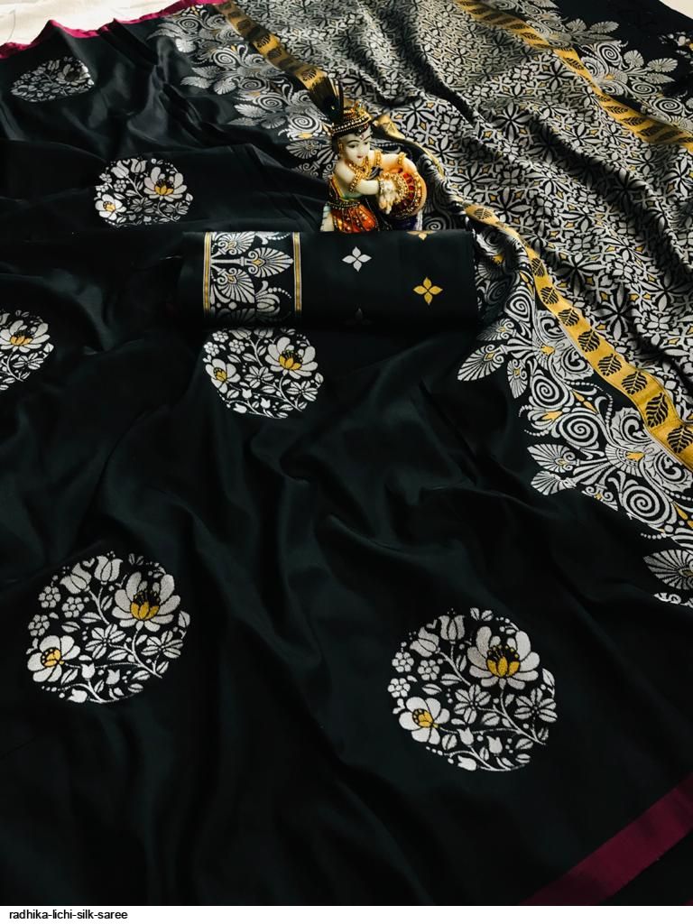 RADHIKA LICHI SILK SAREE A