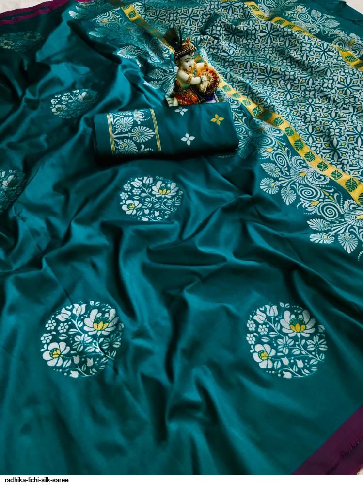 RADHIKA LICHI SILK SAREE F
