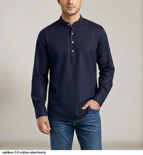 RADITION 2 0 COTTON SHORT KURTA H