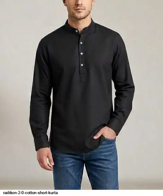 RADITION 2 0 COTTON SHORT KURTA I