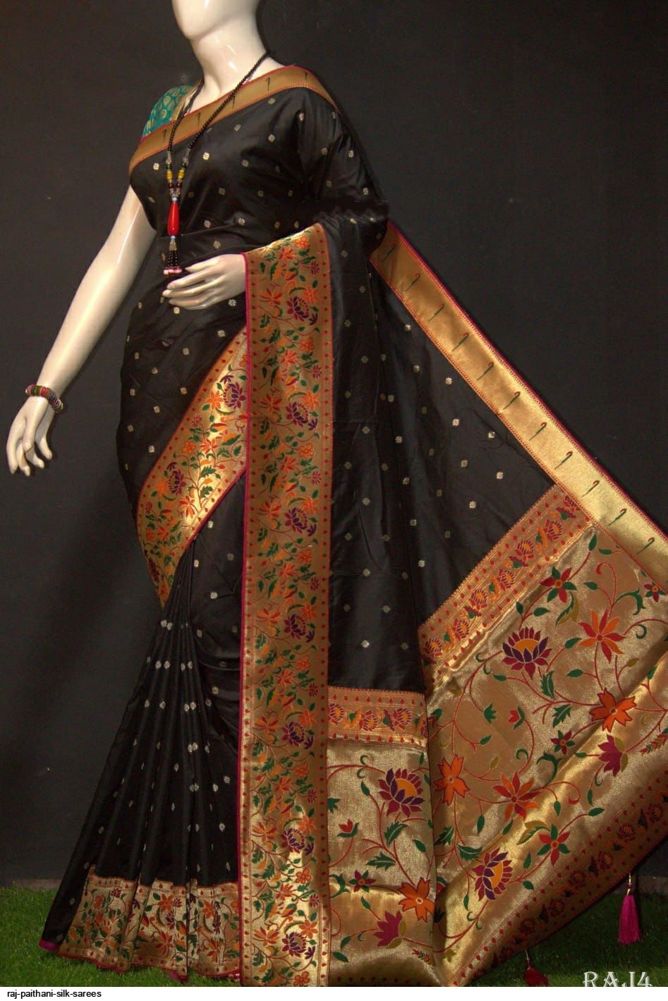 RAJ PAITHANI SILK SAREES D