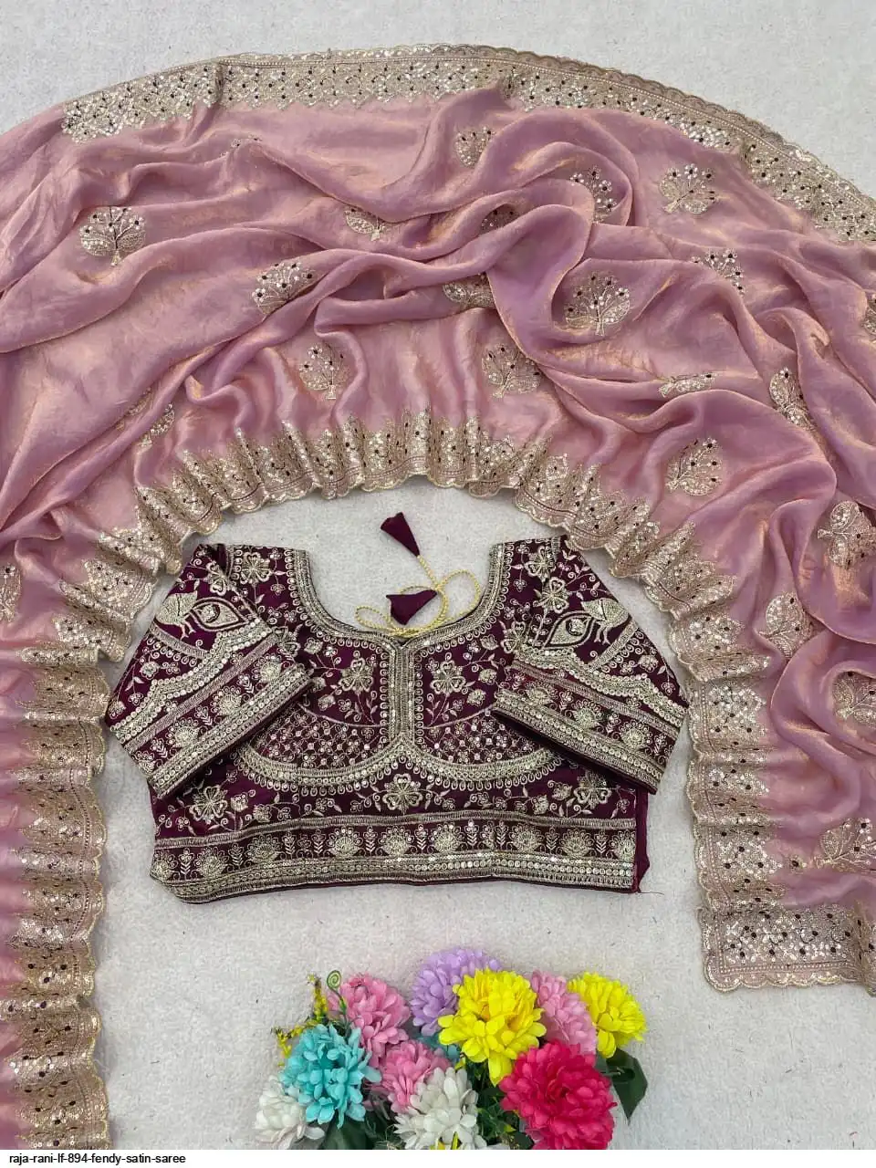 RAJA RANI LF 894 FENDY SATIN SAREE B
