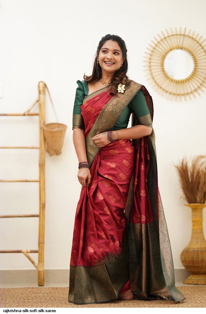 Pure Soft Silk Sarees With Kalamkari Prints – Shopzters