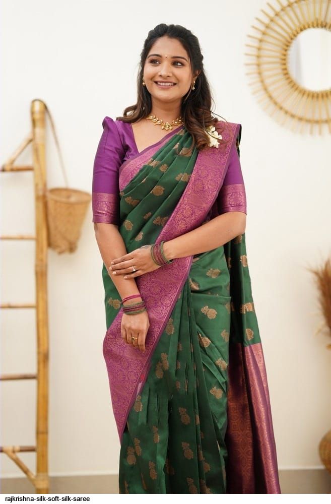 RAJKRISHNA SILK SOFT SILK SAREE A