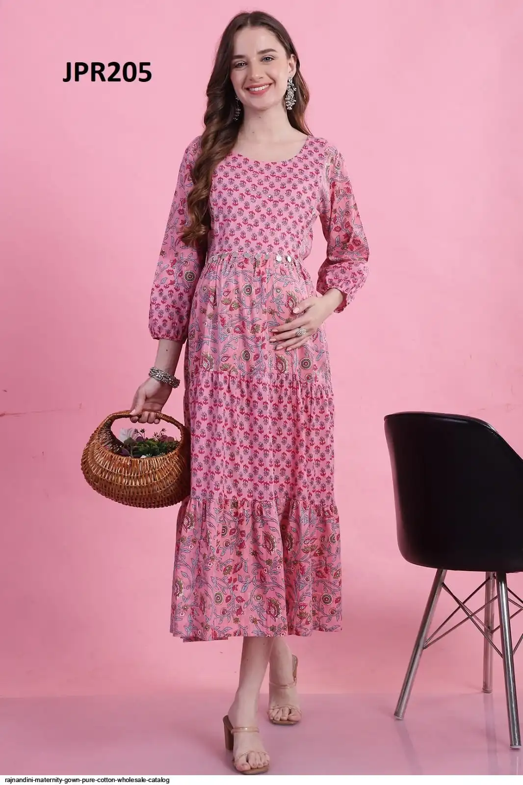 RAJNANDINI MATERNITY GOWN PURE COTTON WHOLESALE CATALOG C