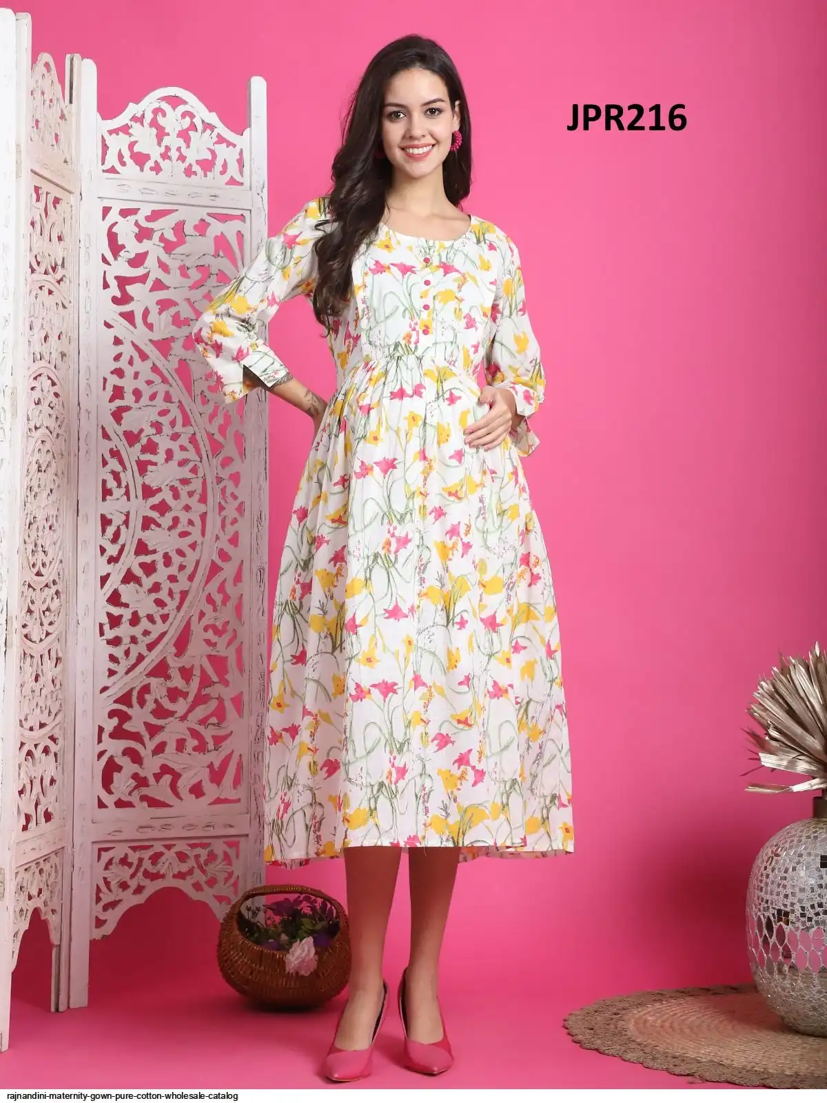 RAJNANDINI MATERNITY GOWN PURE COTTON WHOLESALE CATALOG I