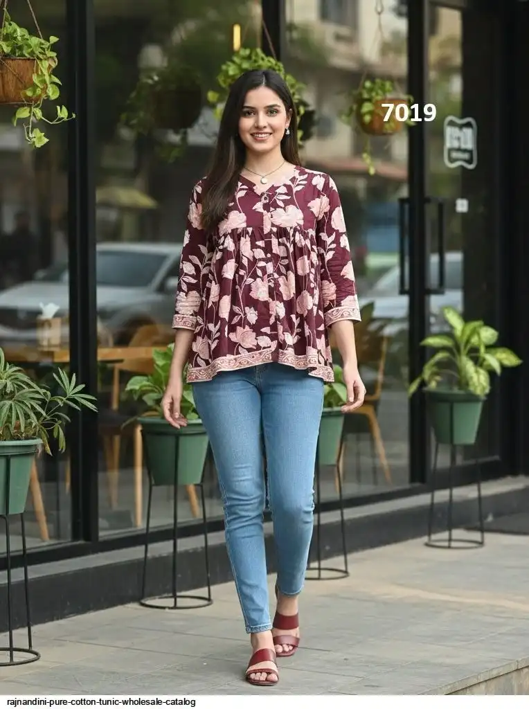 RAJNANDINI PURE COTTON TUNIC WHOLESALE CATALOG 4