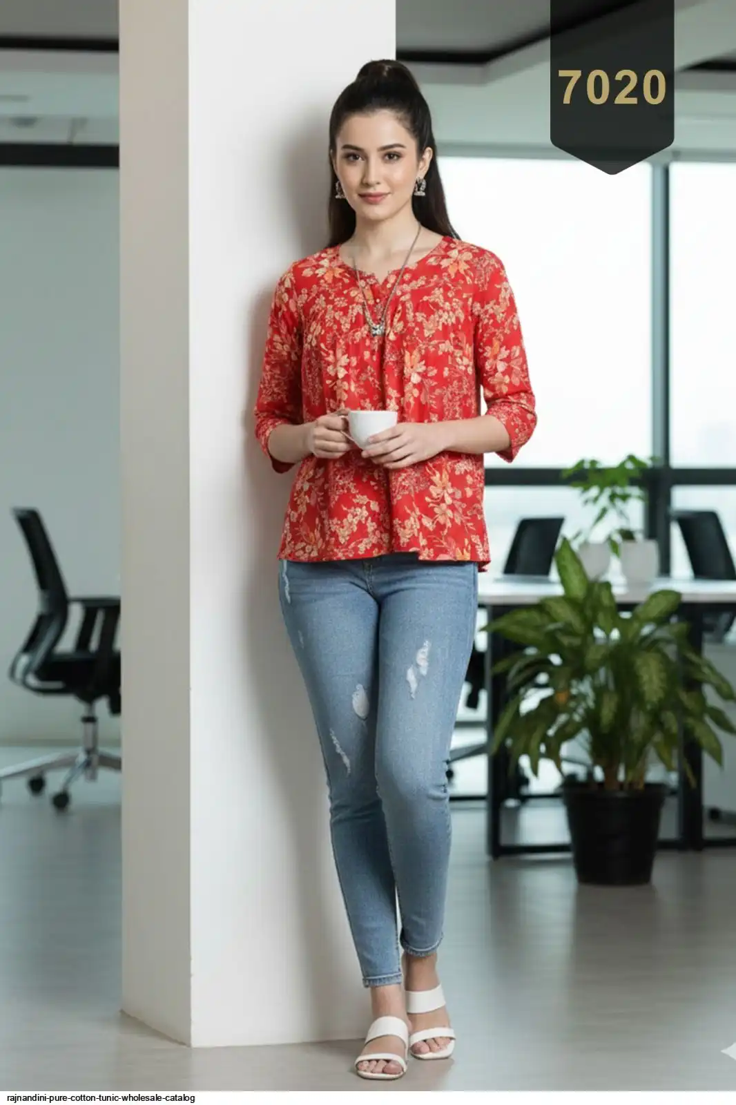 RAJNANDINI PURE COTTON TUNIC WHOLESALE CATALOG 5