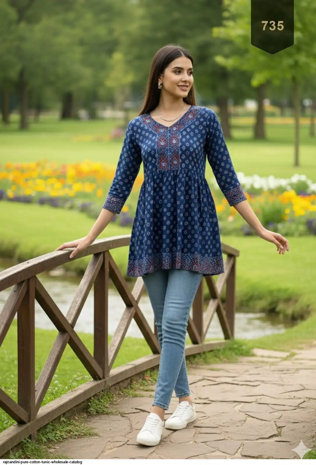RAJNANDINI PURE COTTON TUNIC WHOLESALE CATALOG 25