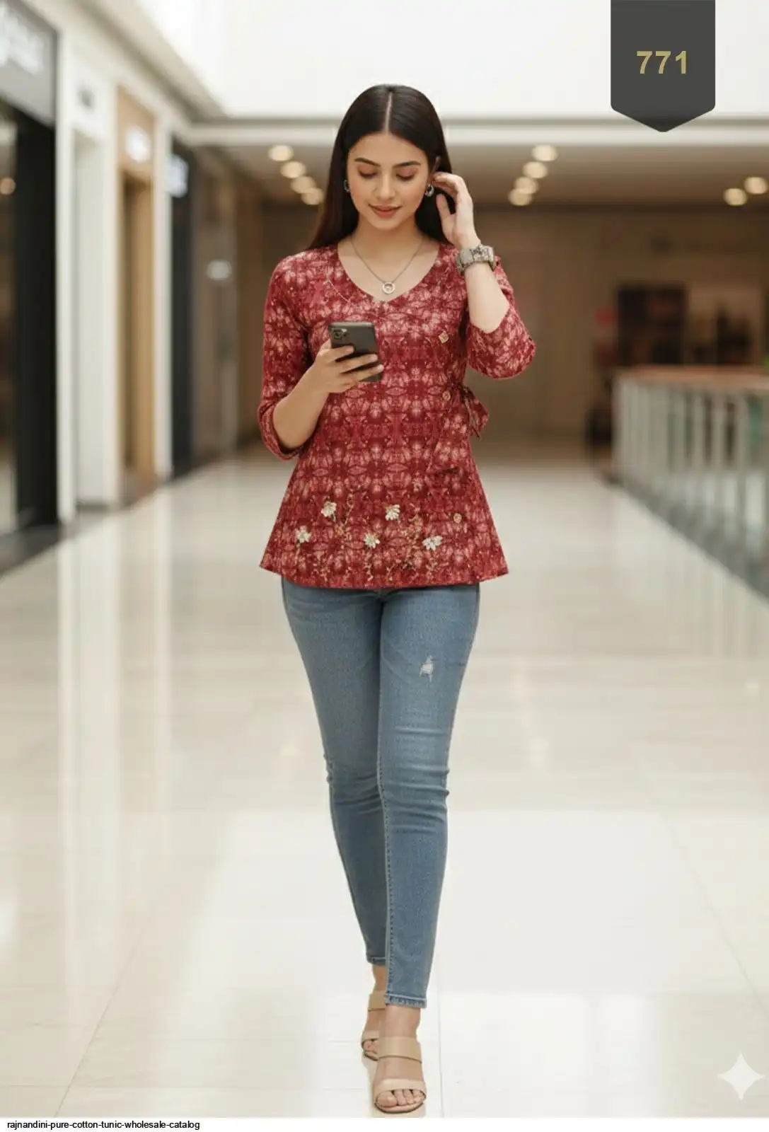 RAJNANDINI PURE COTTON TUNIC WHOLESALE CATALOG 42