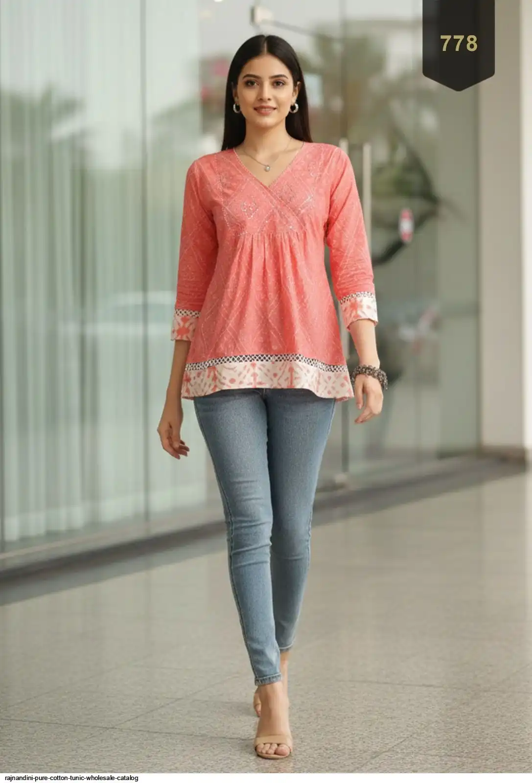 RAJNANDINI PURE COTTON TUNIC WHOLESALE CATALOG 44
