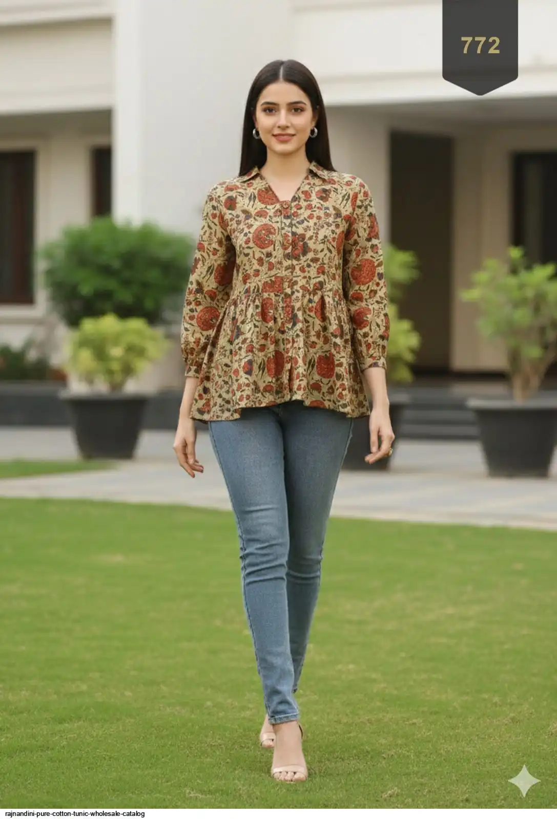 RAJNANDINI PURE COTTON TUNIC WHOLESALE CATALOG 43