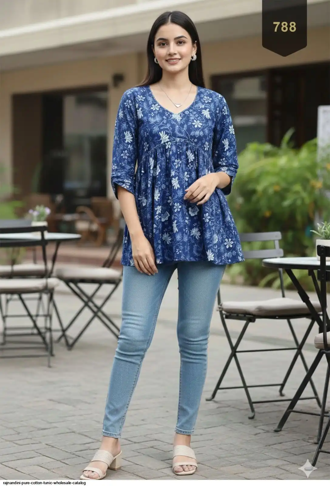 RAJNANDINI PURE COTTON TUNIC WHOLESALE CATALOG 50