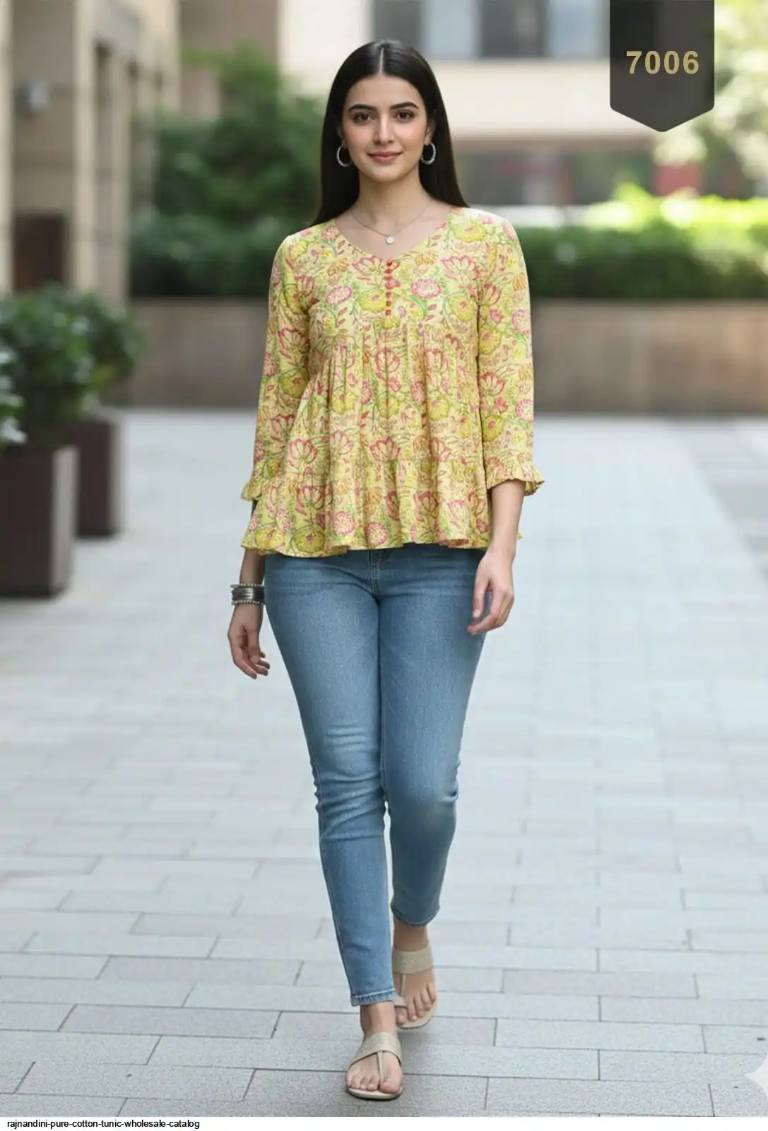 RAJNANDINI PURE COTTON TUNIC WHOLESALE CATALOG 53