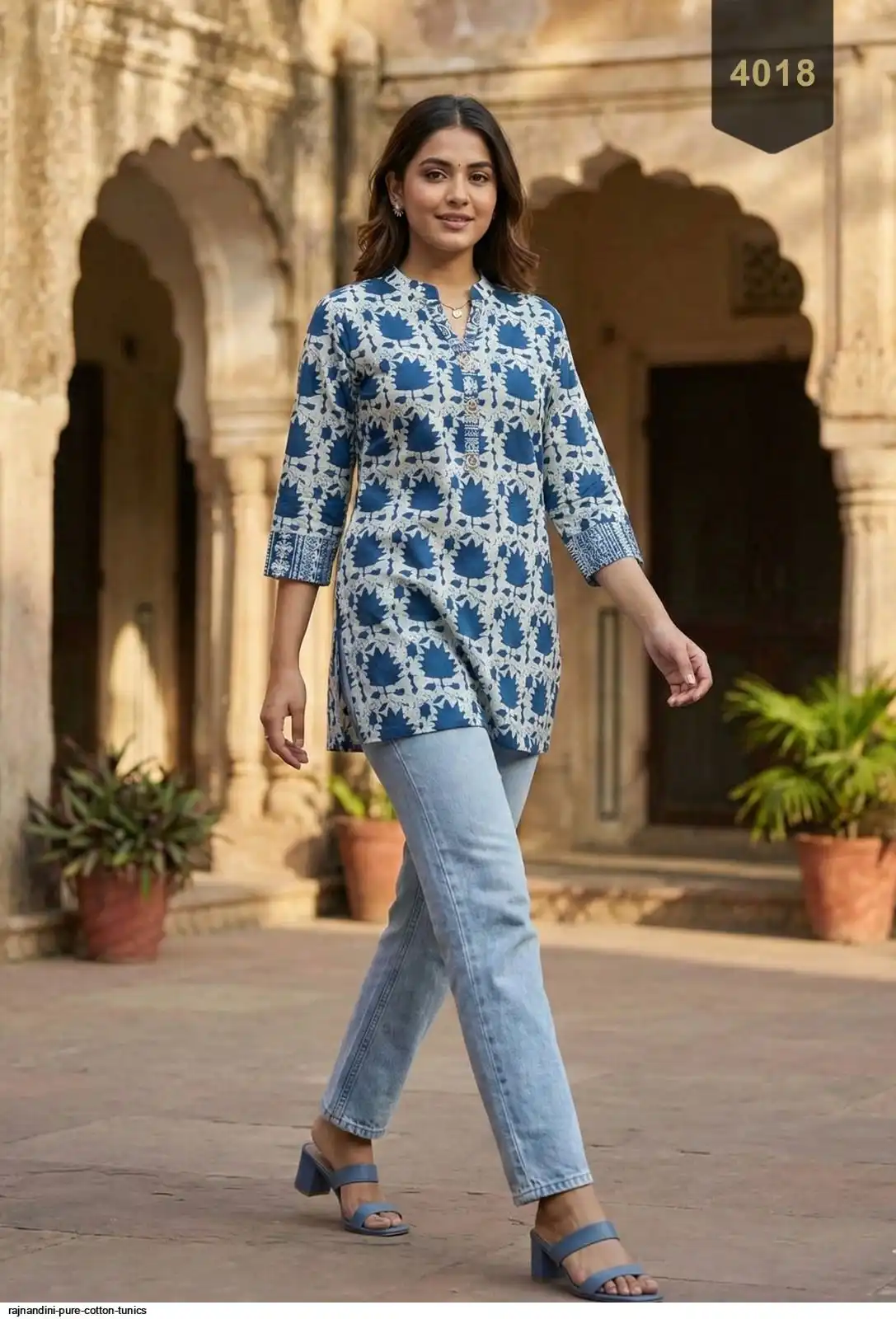 RAJNANDINI PURE COTTON TUNICS 4018