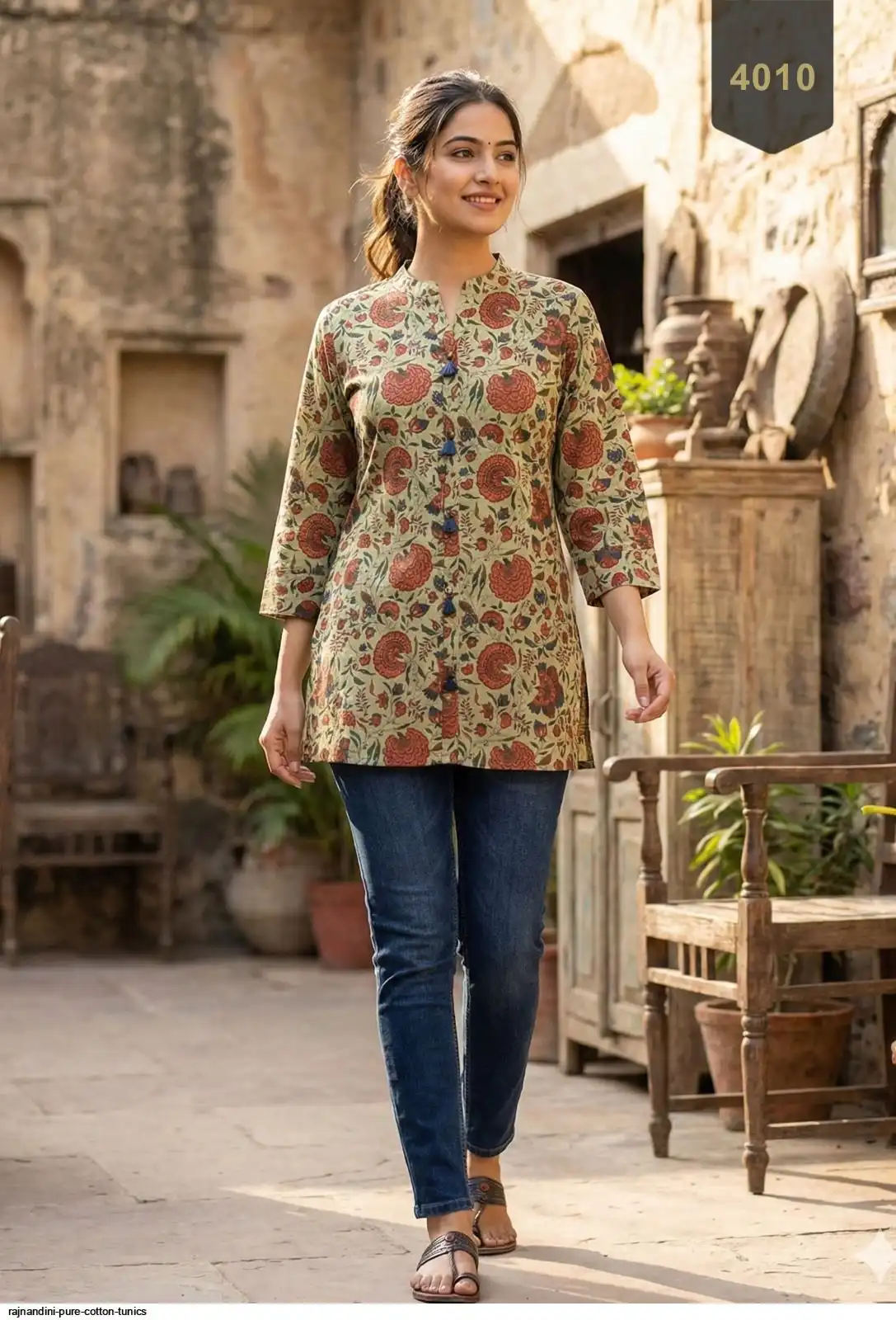 RAJNANDINI PURE COTTON TUNICS 4010
