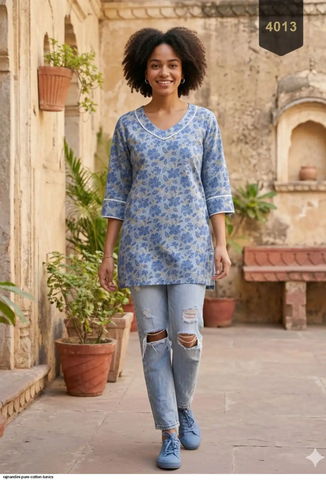 RAJNANDINI PURE COTTON TUNICS 4013