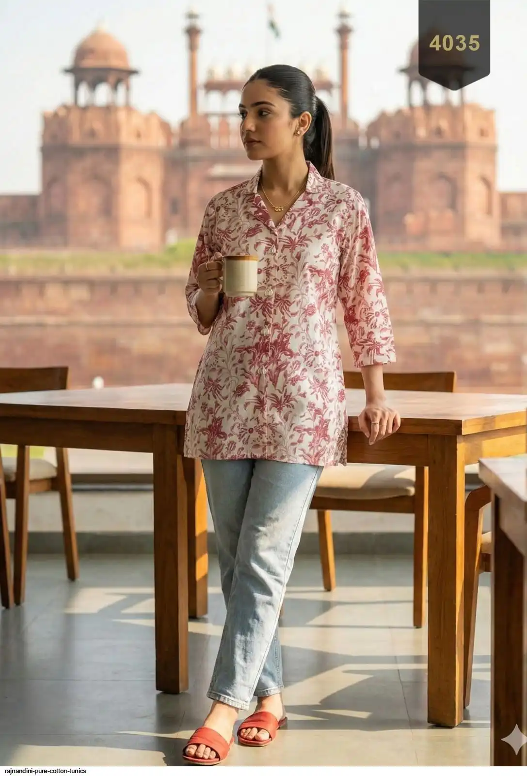RAJNANDINI PURE COTTON TUNICS 4035