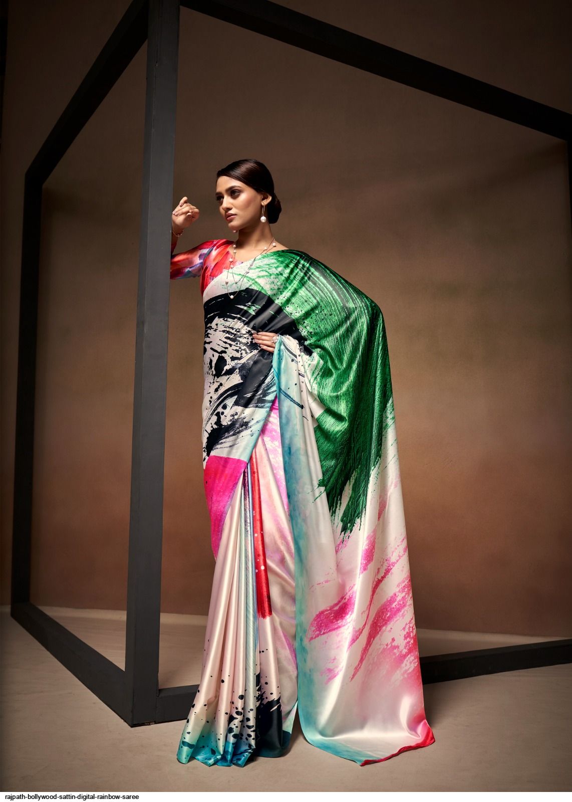 Alia Bhatt embraces dopamine dressing with her multi-coloured Manish  Malhotra sari | Vogue India | Wedding Wardrobe