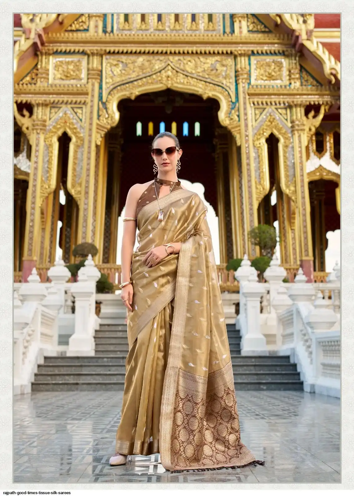 RAJPATH GOOD TIMES TISSUE SILK SAREES D