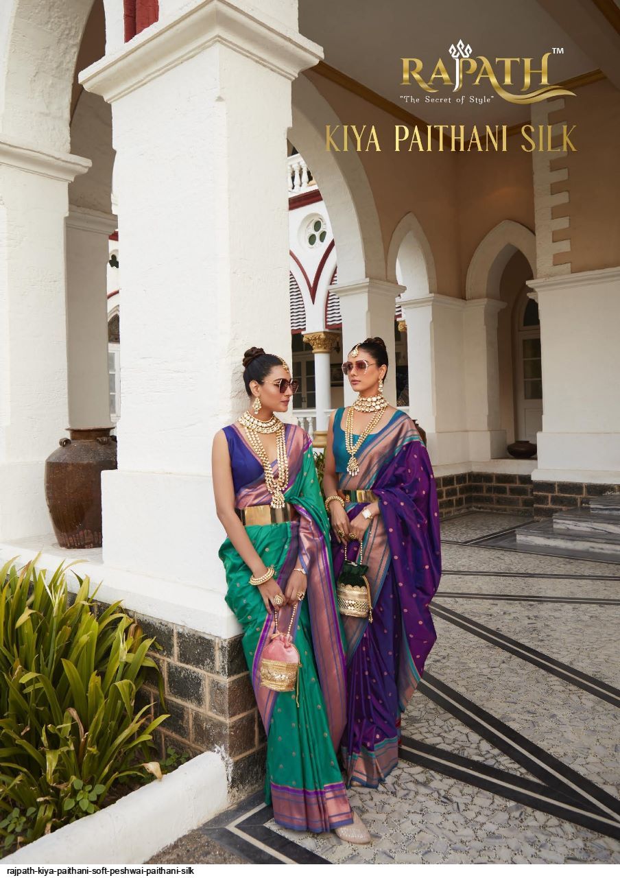 rajpath kiya paithani soft peshwai paithani silk 8795