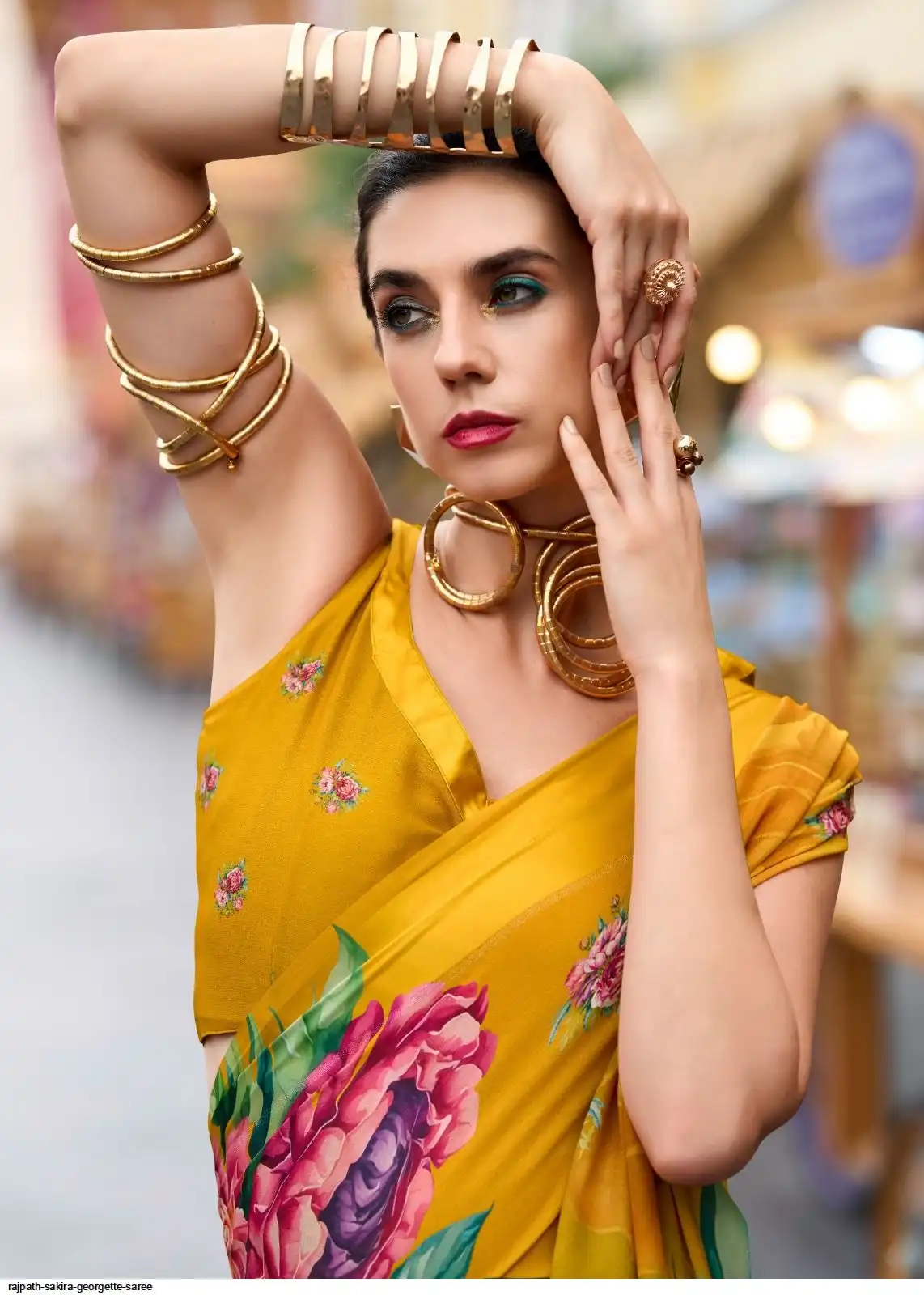 RAJPATH SAKIRA GEORGETTE SAREE 70006