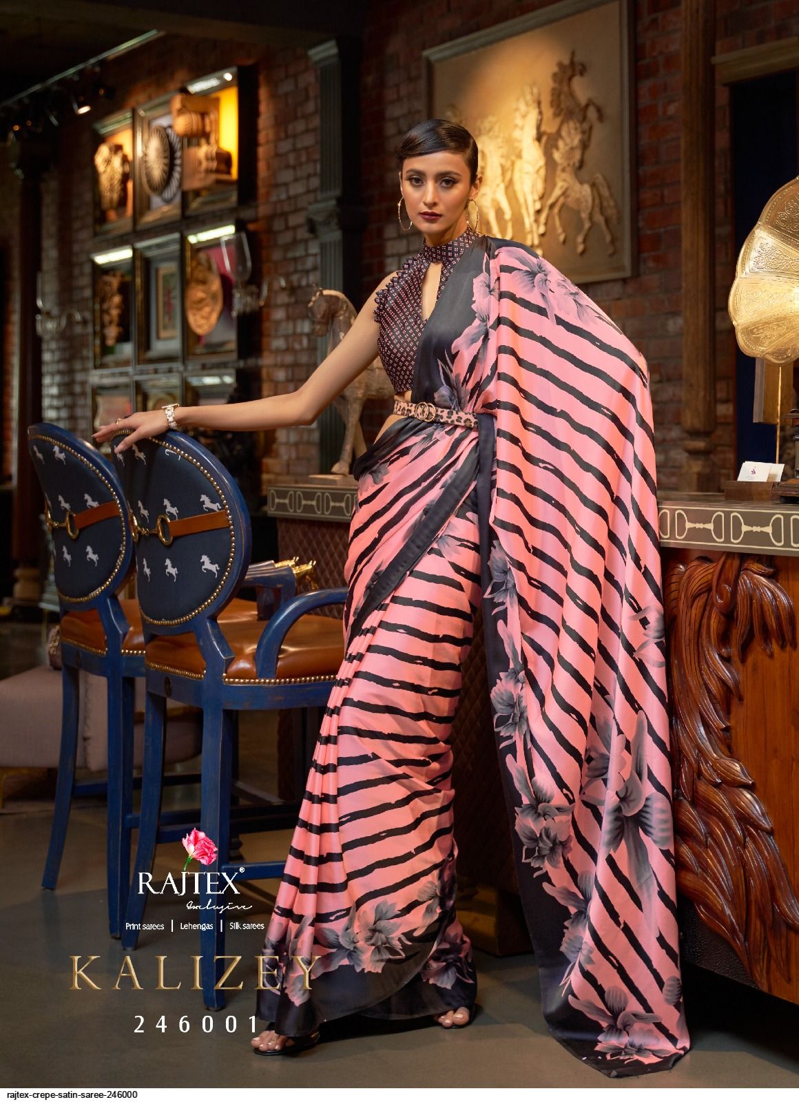 RAJTEX KALIZEY CREPE SATIN SAREE 246000