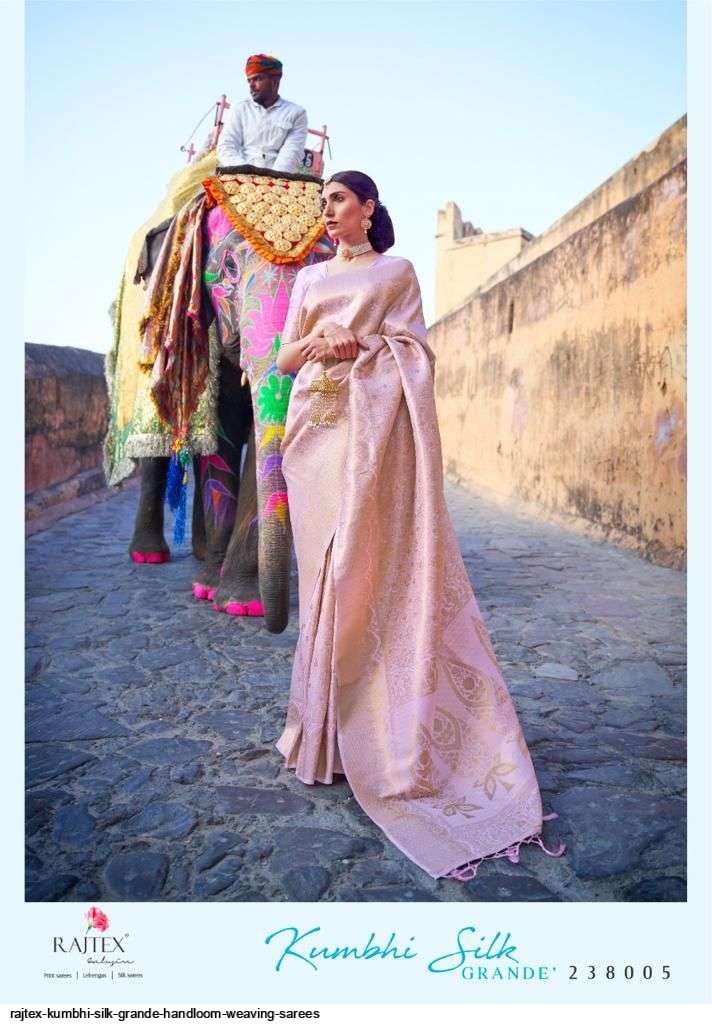 Rajtex Presents Kumbhi Silk  Colors Handloom Weaving Silk